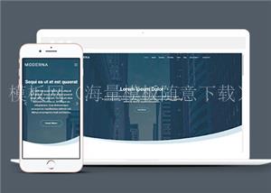 企业业务案例展示响应式网页模板下载（带后台）