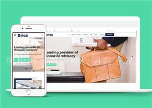 财务顾问业务公司网站模板下载（带后台）