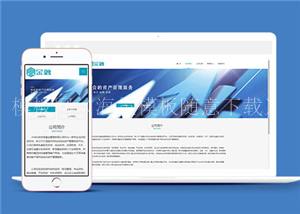 投资管理公司通用网站模板下载（带后台）