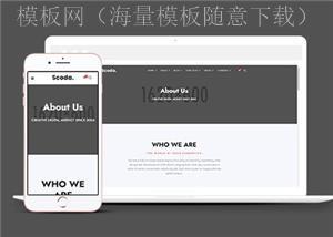 多用途简约单页网站模板下载（带后台）