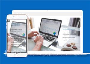 左右信息介绍响应式通用网页模板下载（带后台）