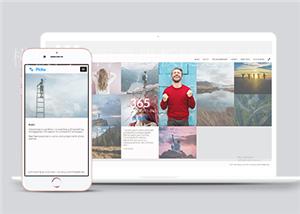 响应式个性相册图库网站静态模板（带后台）