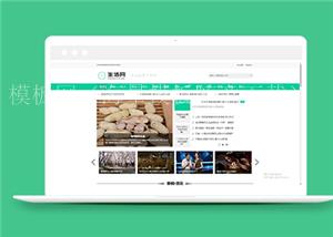 绿色生活百科资讯博客类网站前端模板下载（带后台）