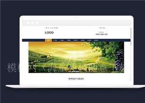 高端品牌酒水酿造类企业前端CMS模板下载（带后台）