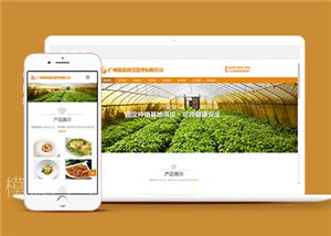 响应式绿色餐饮管理类企业前端CMS模板下载（带后台）