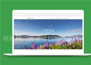 绿色节能环保类企业前端CMS模板下载（带后台）