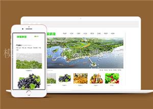 响应式绿色环保科技企业网站模板下载（带后台）
