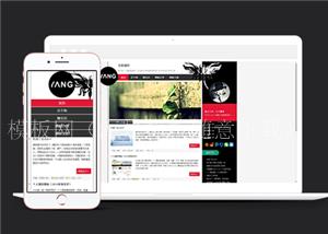 黑色炫酷响应式个人博客html5网站模板（带后台）