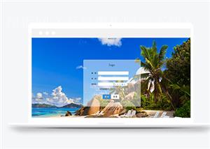 海景账号邮箱登陆网站模板下载（带后台）
