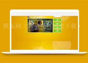 简洁窗口多模块展示创意商务宣传网站模板（带后台）