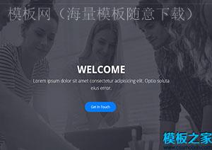 nitro现代简约商业保险咨询视差化web网站模板（带后台）