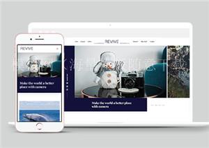 revier典雅个人生活分享博客多页响应式网站模板（带后台）