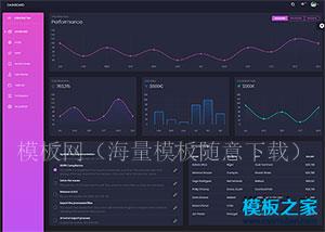 紫色CSS3渐变OA系统UI bootstrap后台模板（带后台）