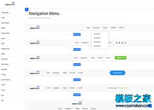 Alpha UI Kit bootstrap 前端框架模板（带后台）