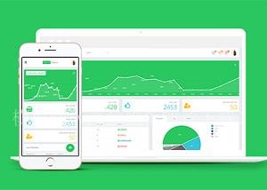绿色漂亮Flat AdminV3 oa系统界面模板（带后台）