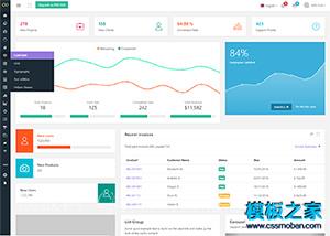 精品Bootstrap Admin Template下载[演示]（带后台）