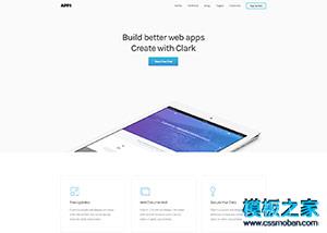 Build web apps 开发公司官网模板（带后台）