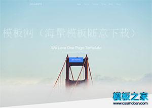 灰白clean前端框架商务服务html5模板（带后台）