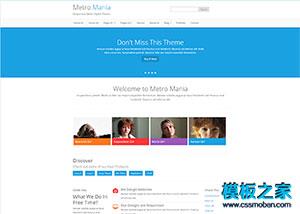 Metro Html5 响应式框架模板下载（带后台）