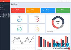 模块化bootstrap后台客户管理系统模板（带后台）