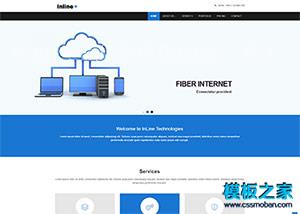 CLOUD云服务器IDC提供商网站模板（带后台）