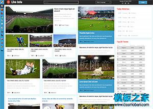 live球赛在线直播平台新闻html5模板（带后台）
