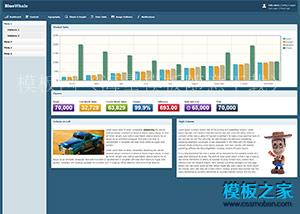 blue后台管理系统html5模板下载（带后台）