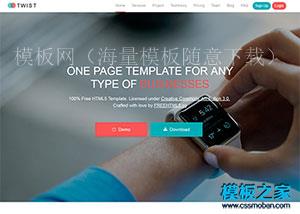 Twist响应式精品商务互联网科技公司模板[演示]（带后台）