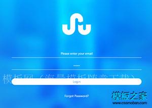 手机移动端登录login html5模板（带后台）