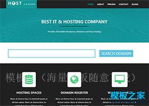 IT科技空间主机提供商企业网站模板（带后台）