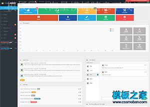 Matrix Admin全屏响应式bootstrap网站模板（带后台）