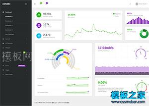 Xenon Admin响应式后台管理员bootstrap模板（带后台）