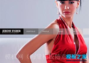 灰色宽屏大气精品Flash服装官网模板（带后台）