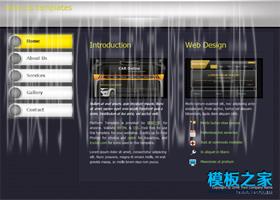 紫色个性的jquery滑动展示模板（带后台）