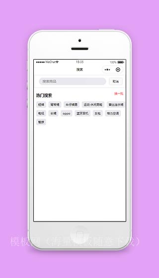 热门关键字搜索商品搜索功能页程序源码（带后台）